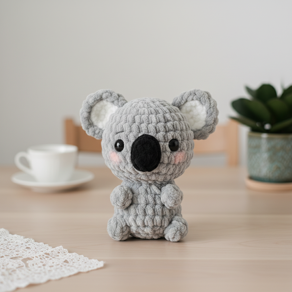 Koala Crochet Pattern , Amigurumi Australian Mini Animal Crochet Pattern