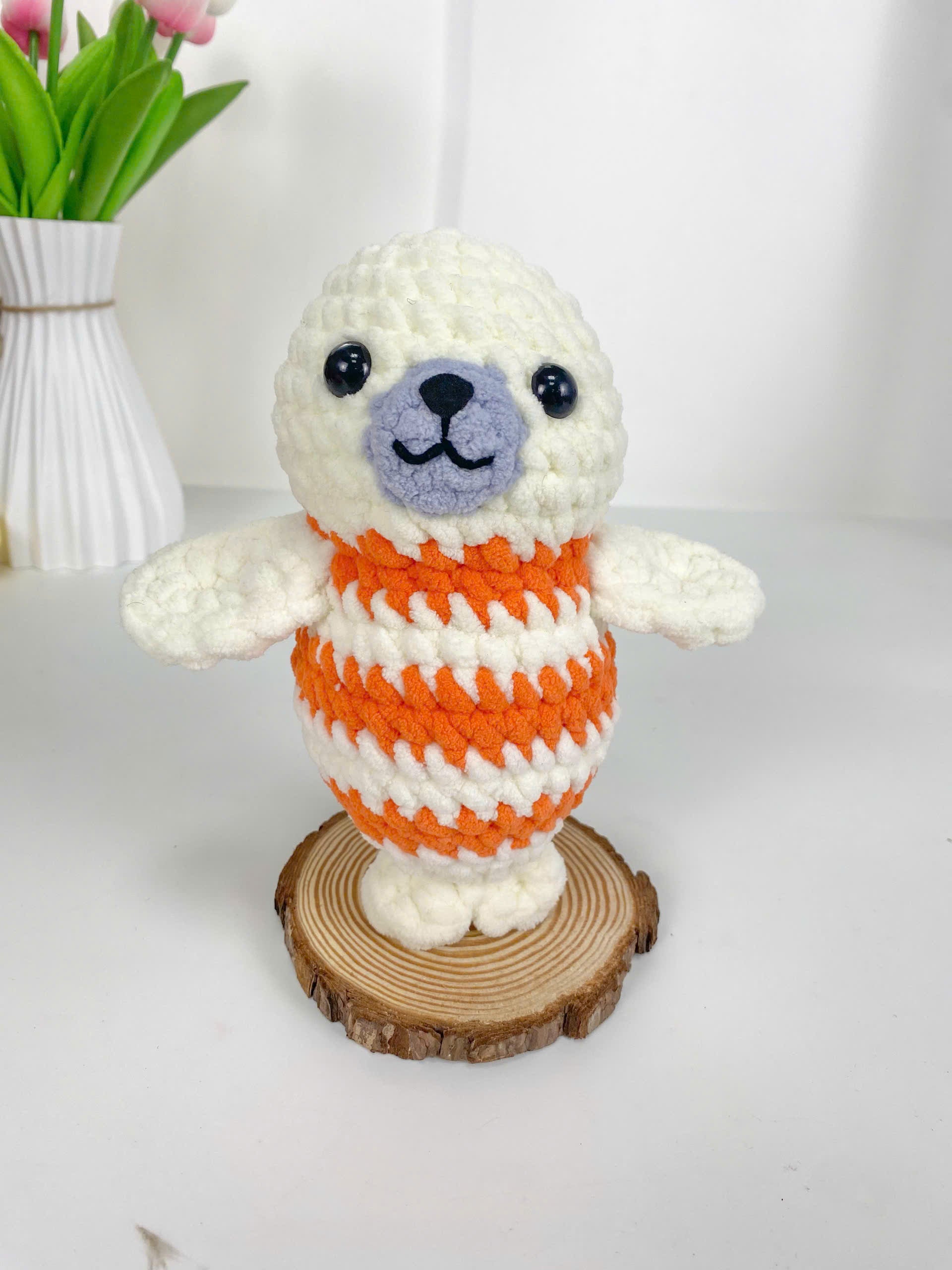 Seal Crochet Pattern, Amigurumi Seal Plush (PDF Tutorial)