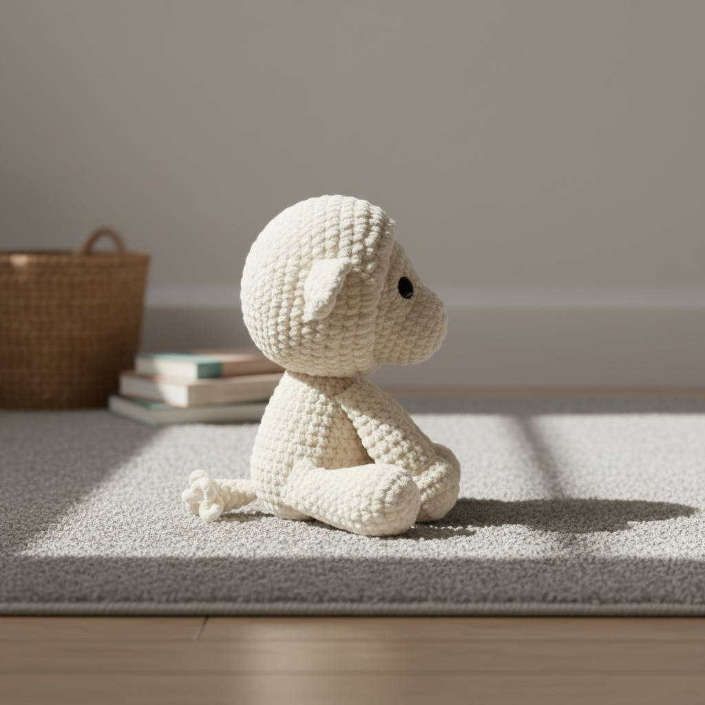 Sheep Crochet Pattern, Amigurumi Lamb Plush Toy (PDF Pattern)