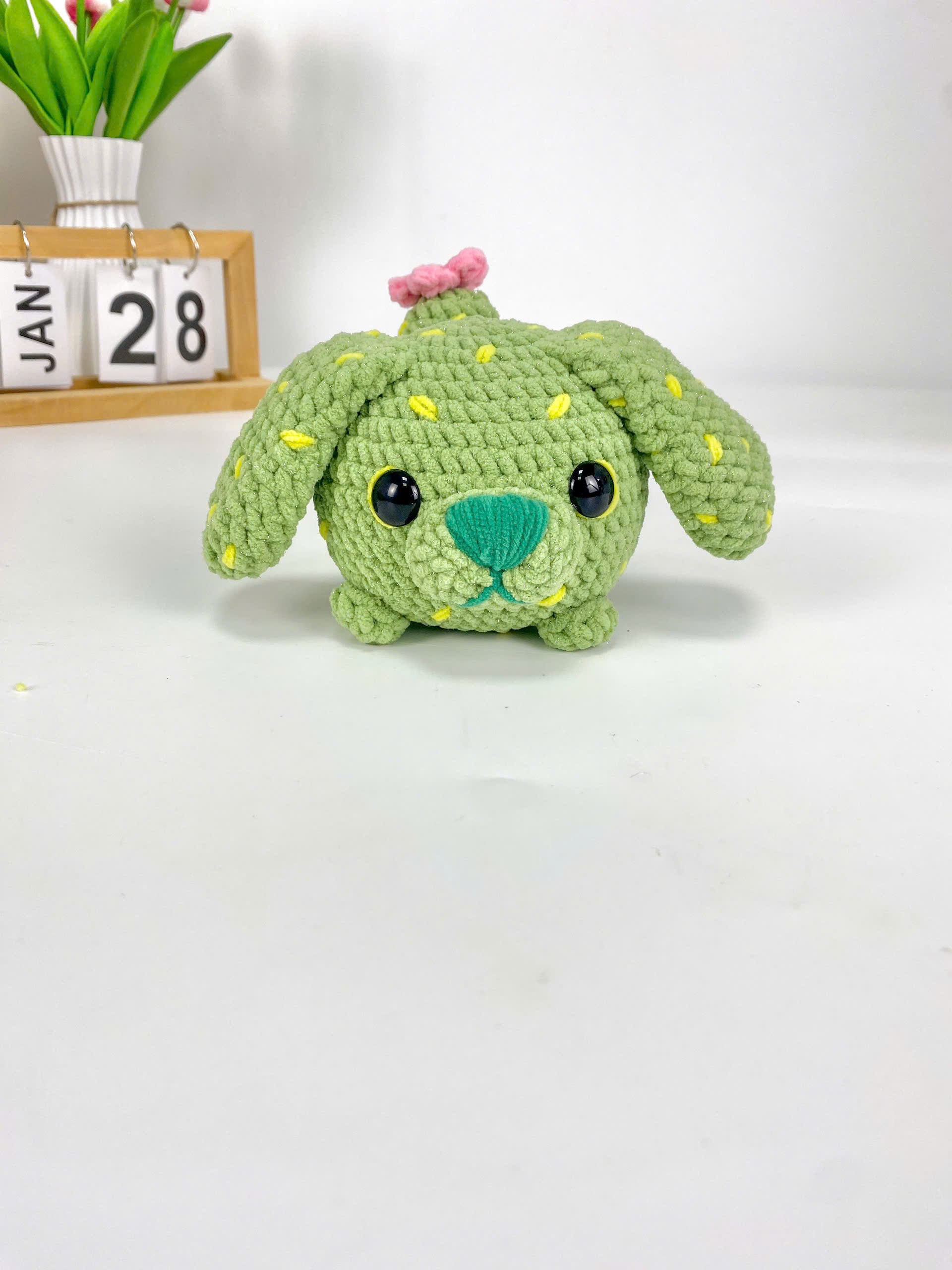 Cactus Dog Crochet Pattern: Amigurumi Plush Toy (PDF Pattern)