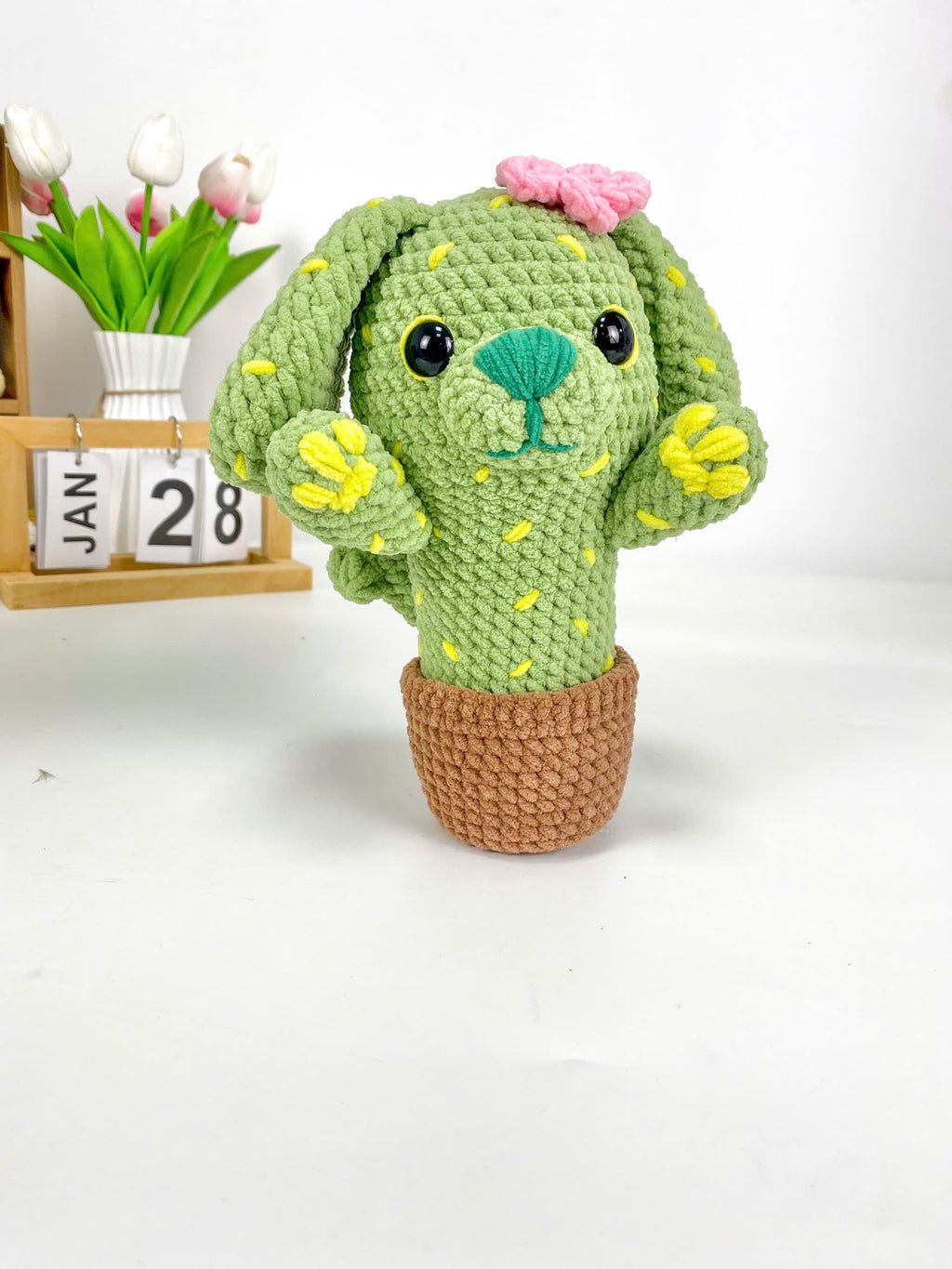 Cactus Dog Crochet Pattern: Amigurumi Plush Toy (PDF Pattern)