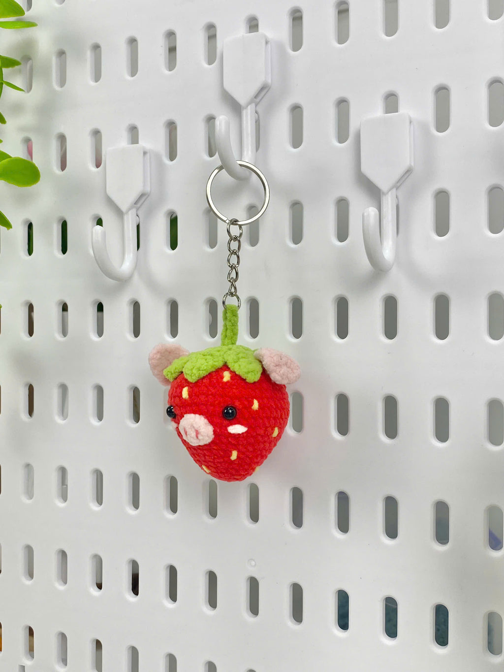 Amigurumi Food Keychain Crochet Pattern, Bear, Strawberry, Bubble Tea (PDF)