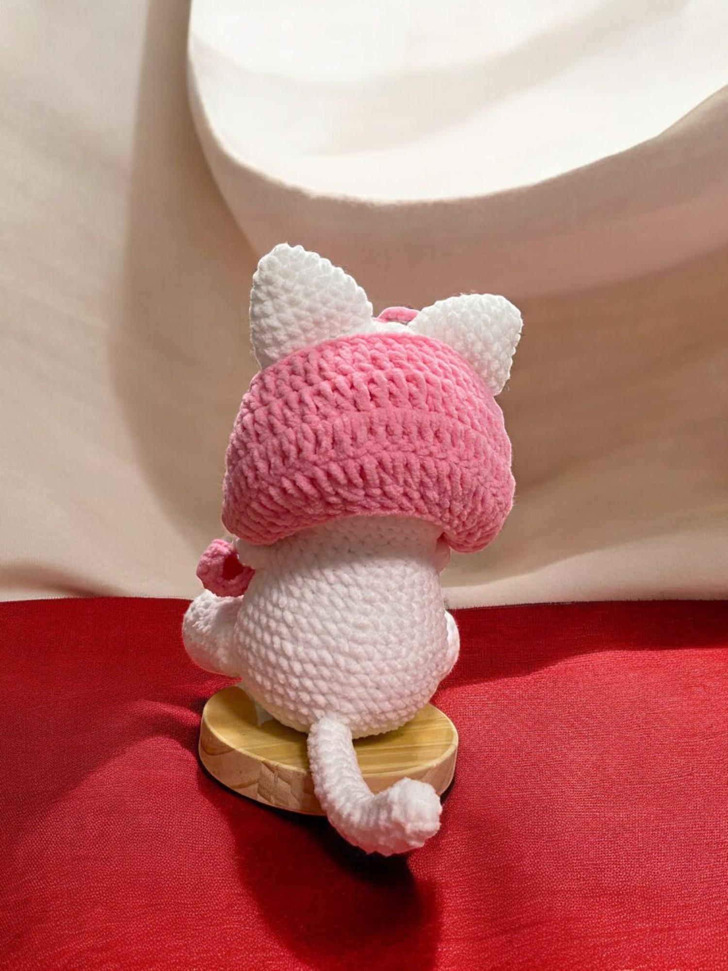 Chill Cat Amigurumi Crochet Pattern: Relaxed Plushie (PDF)