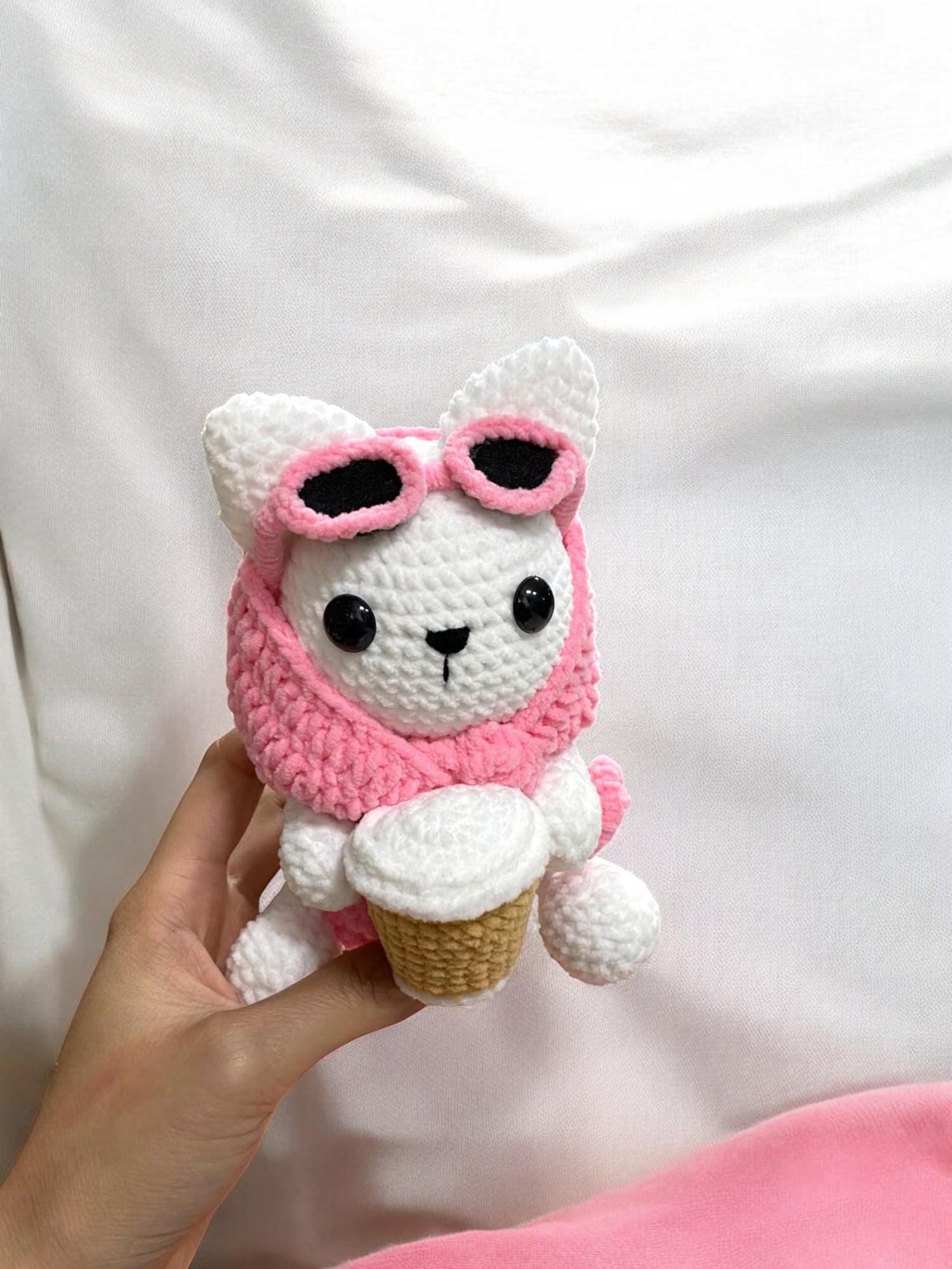 Chill Cat Amigurumi Crochet Pattern: Relaxed Plushie (PDF)