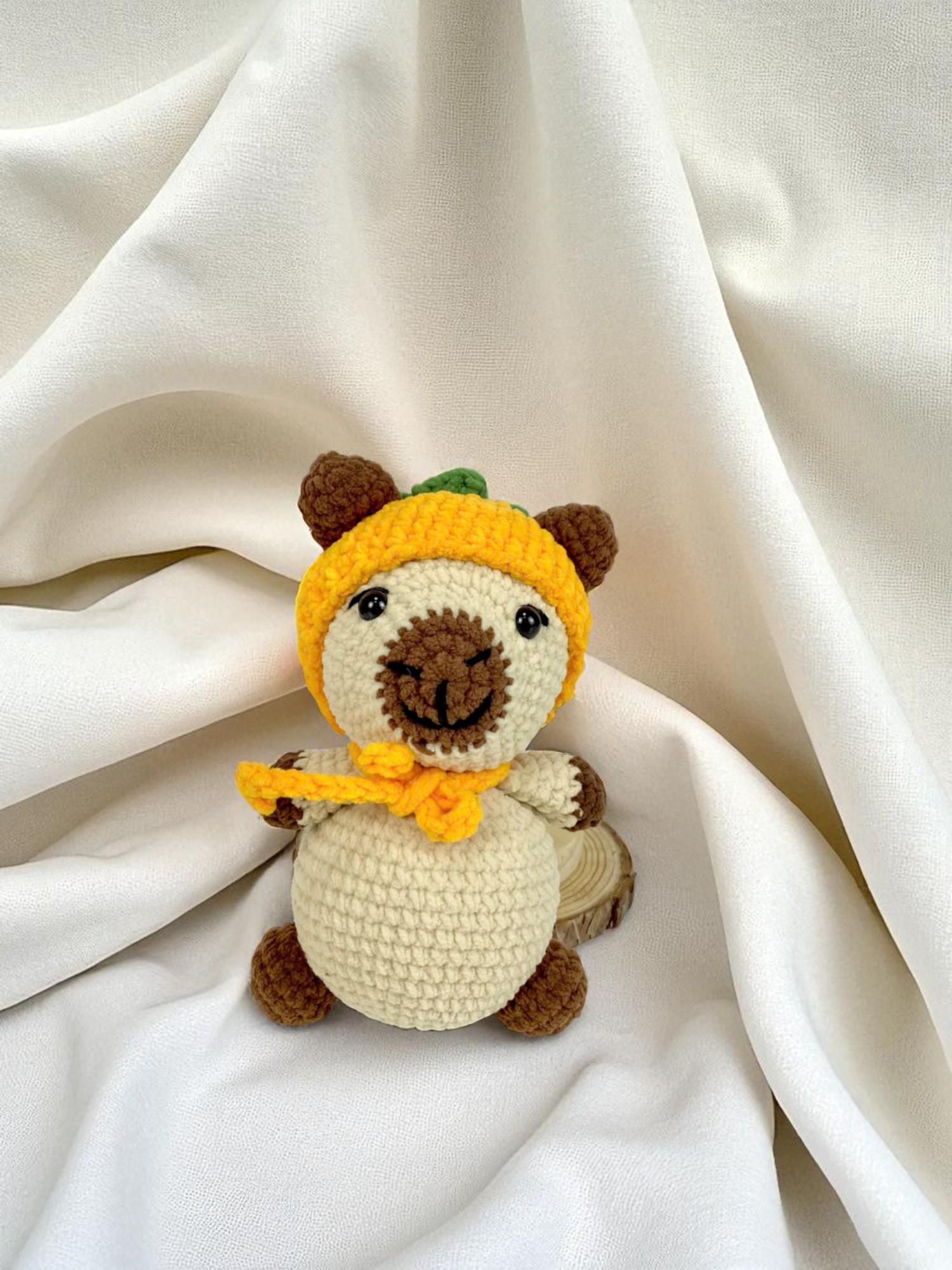 Halloween Amigurumi Capybara Crochet Pattern Bundle: Animal Costume Plush Toy (PDF Pattern Set)