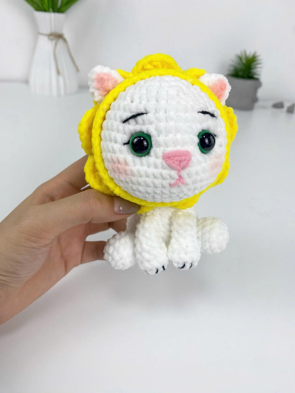 Sunflower Cat Crochet Pattern: Amigurumi Cosplay Doll (PDF Pattern)