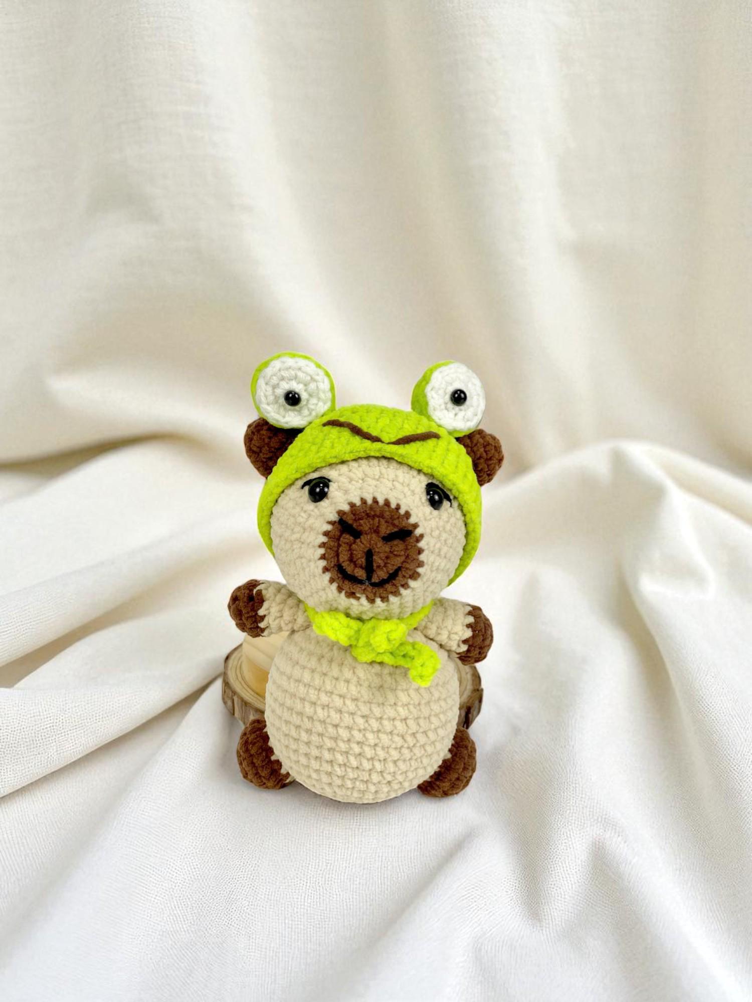 Halloween Amigurumi Capybara Crochet Pattern Bundle: Animal Costume Plush Toy (PDF Pattern Set)