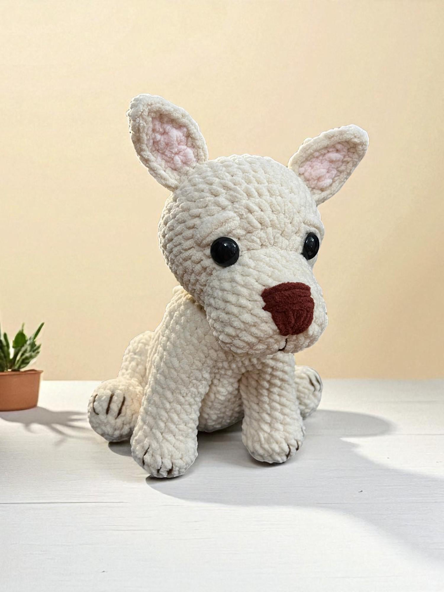 Crochet Dog Pattern PDF: Amigurumi Doggie, Beginner Friendly