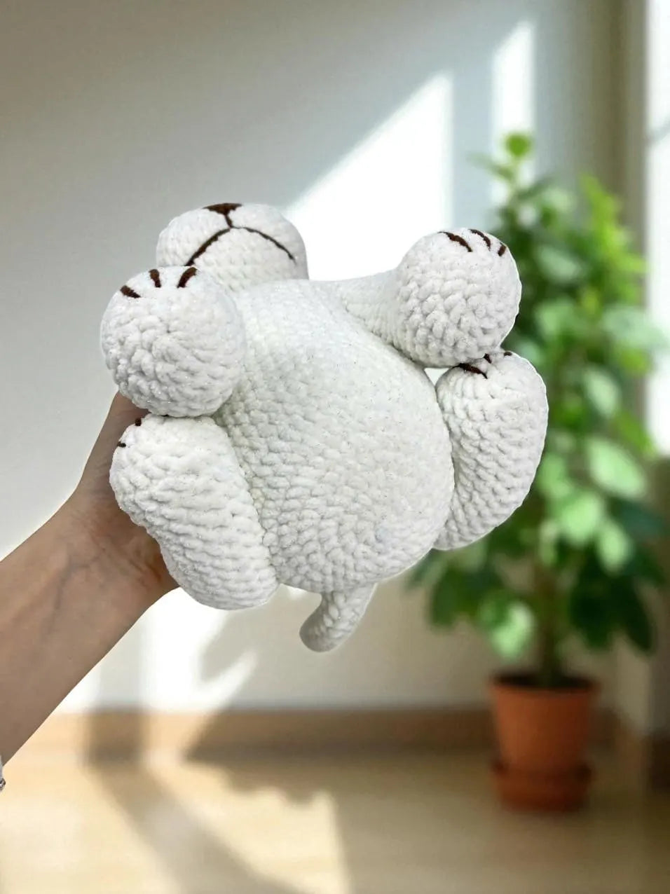 Amigurumi Crochet Dog Pattern Bundle: White Pitbull (PDF Pattern) Beginner Friendly
