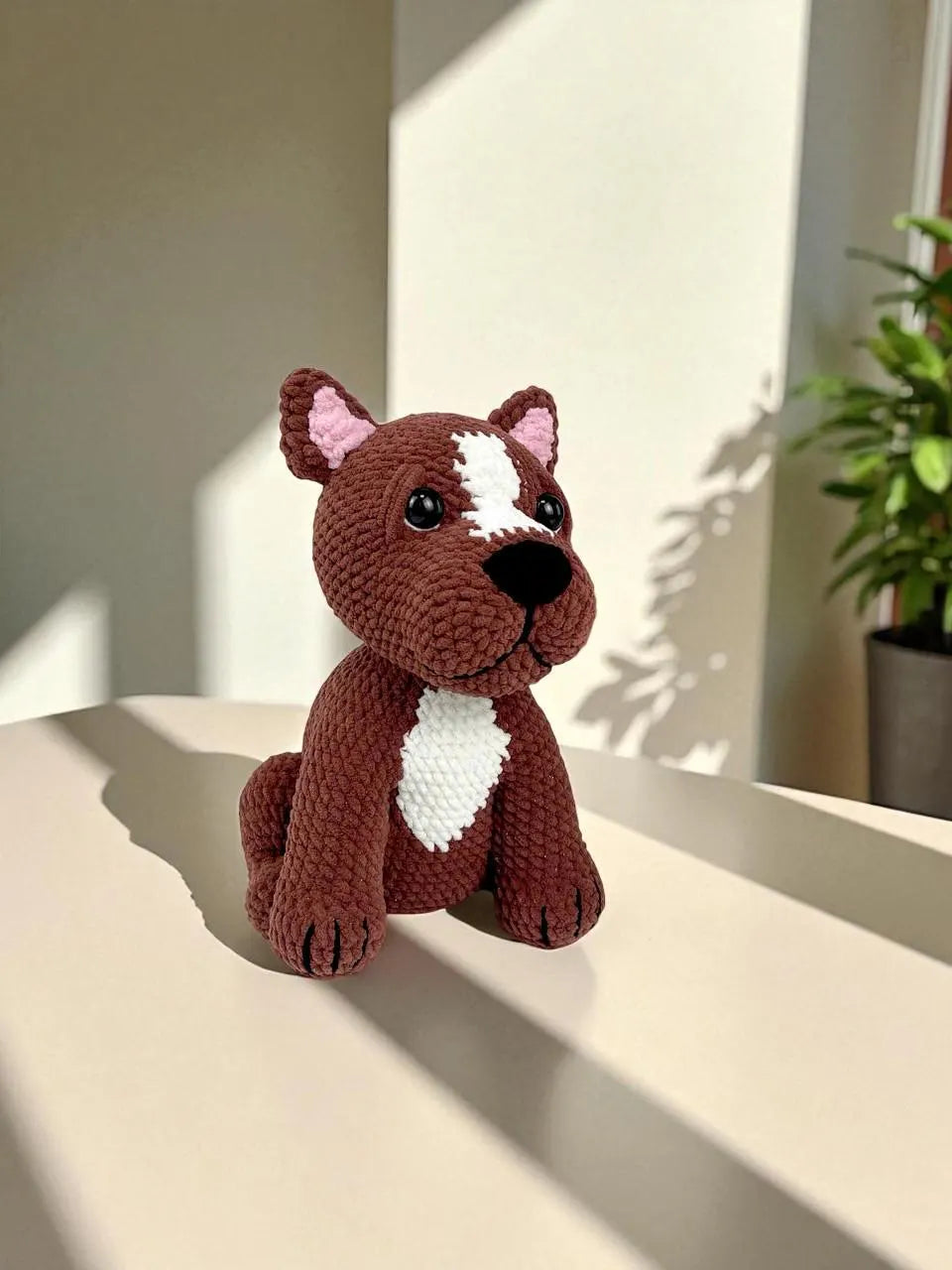 Crochet Pitbull Pattern: Amigurumi Dog DIY Tutorial (PDF Pattern)