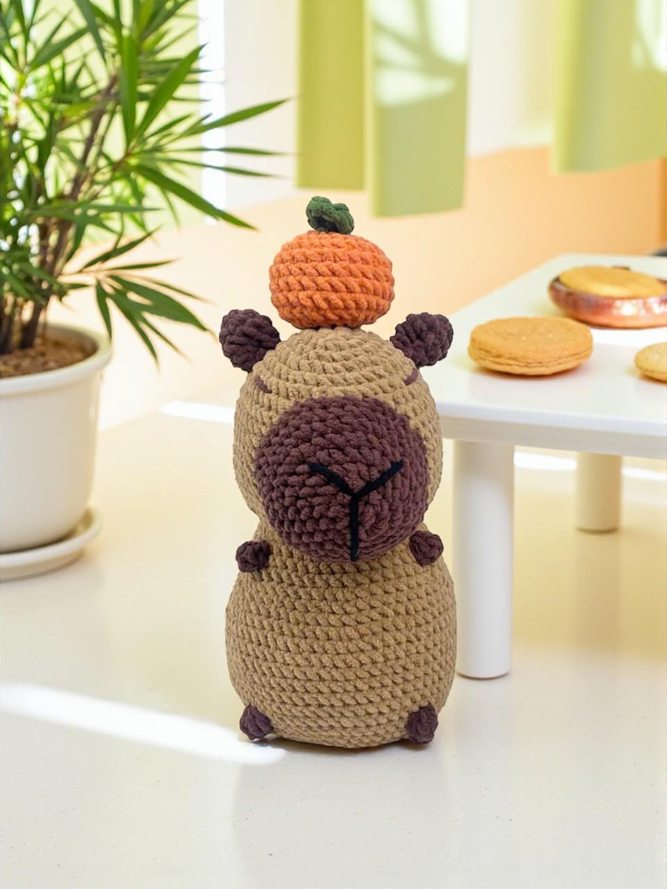 Capybara Amigurumi Crochet Pattern – Plush Toy PDF Tutorial