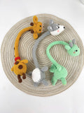 Amigurumi Crochet Pattern Bundle, Long-Neck Husky, Dragon, Giraffe (PDF)