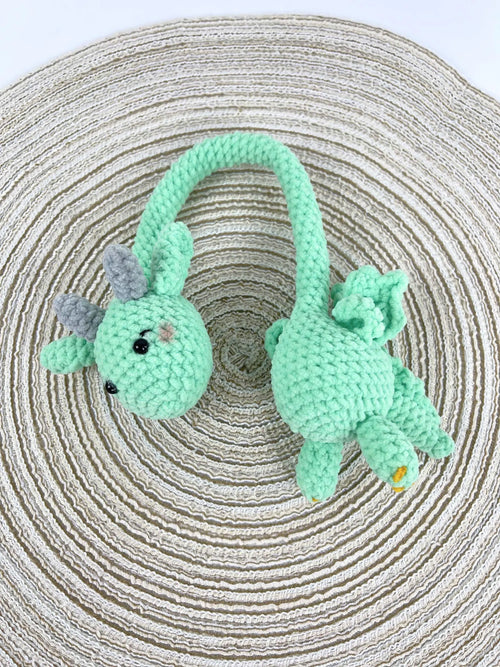Amigurumi Crochet Pattern Bundle, Long-Neck Husky, Dragon, Giraffe (PDF)