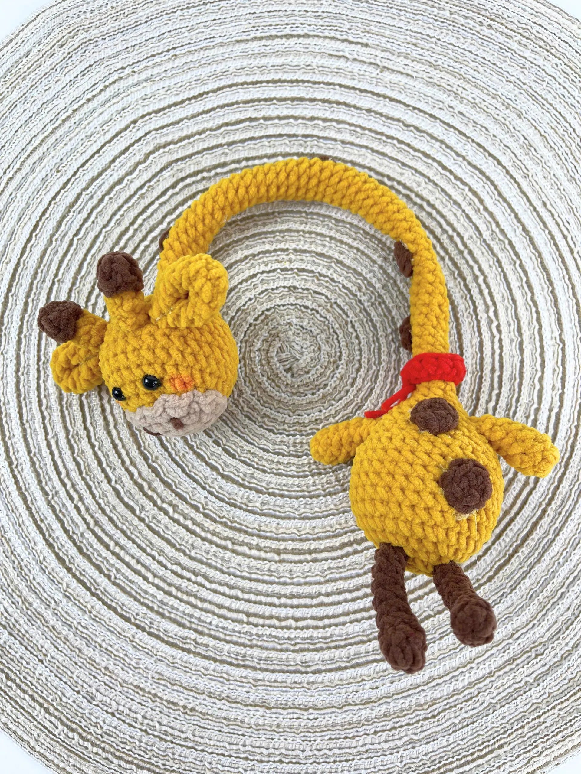 Amigurumi Crochet Pattern Bundle, Long-Neck Husky, Dragon, Giraffe (PDF)