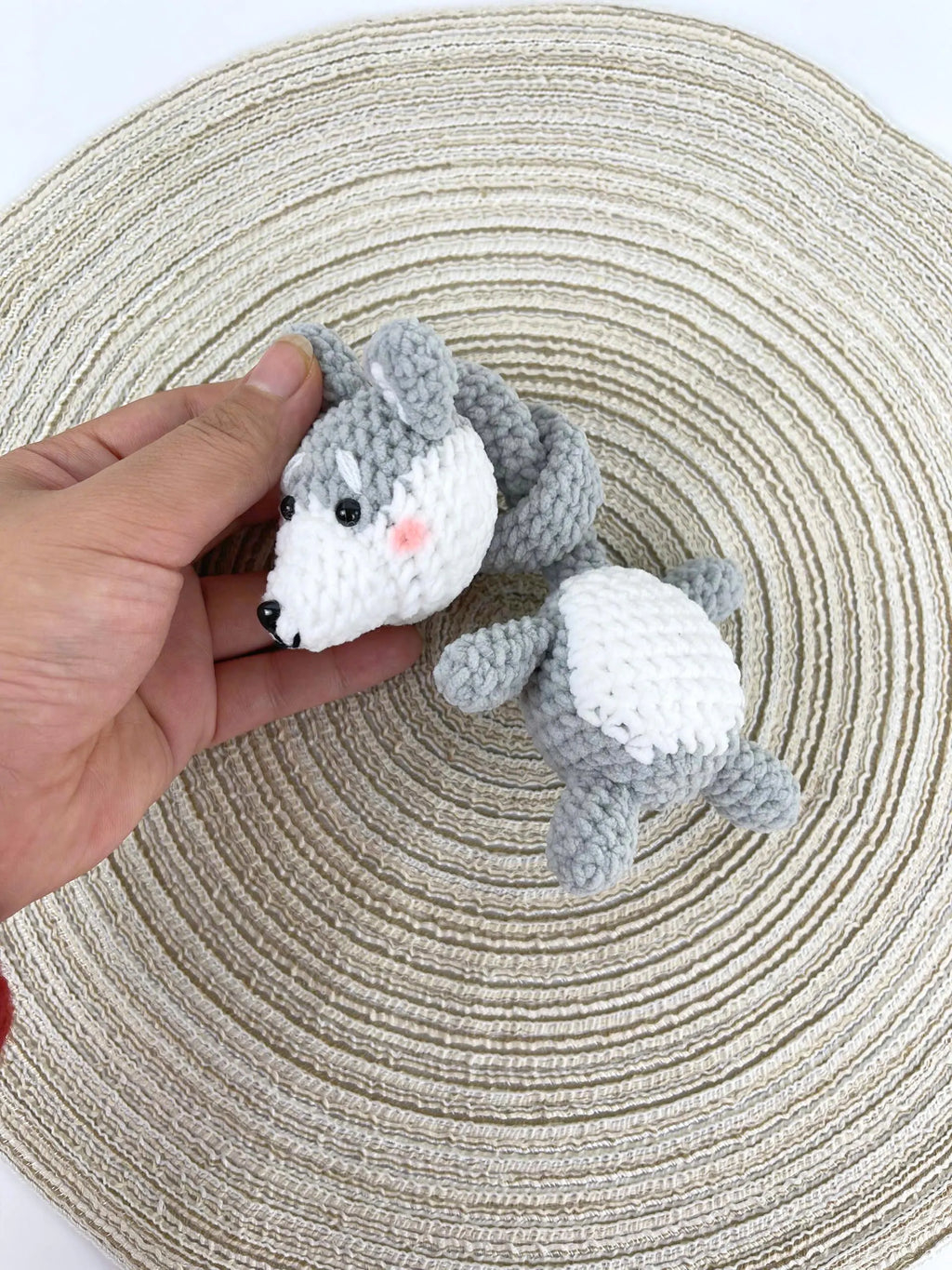 Amigurumi Crochet Pattern Bundle, Long-Neck Husky, Dragon, Giraffe (PDF)