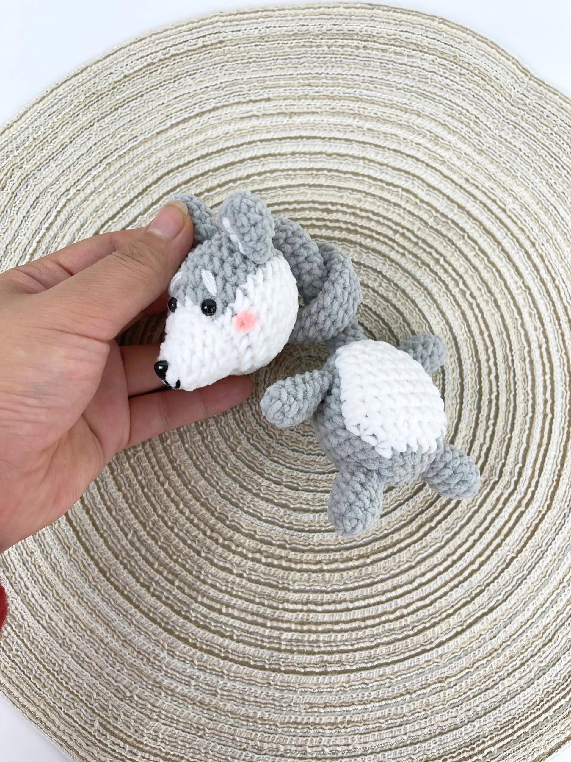 Amigurumi Crochet Pattern Bundle, Long-Neck Husky, Dragon, Giraffe (PDF)