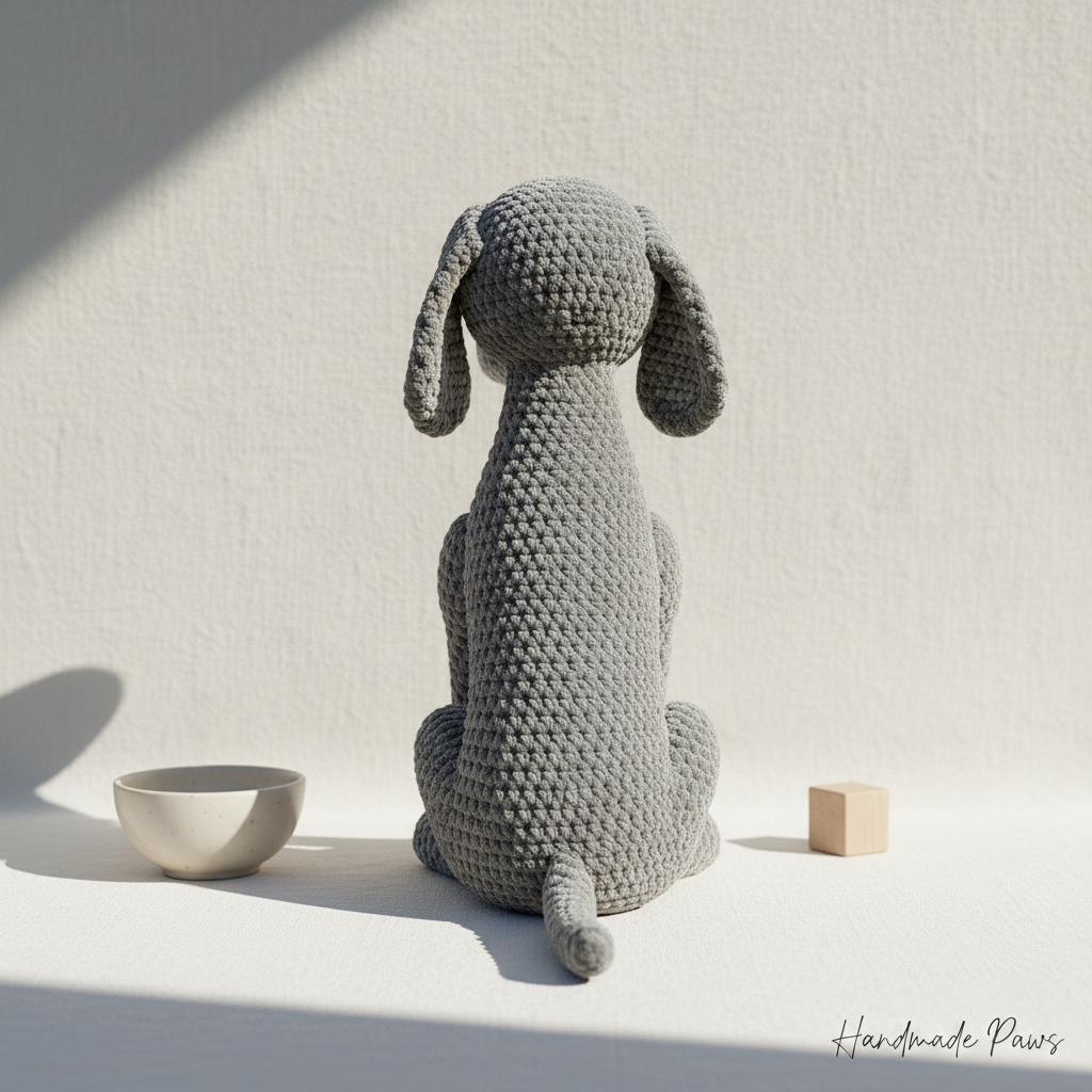Weimaraner Dog Amigurumi Crochet Pattern, Beginner Friendly (PDF Pattern)