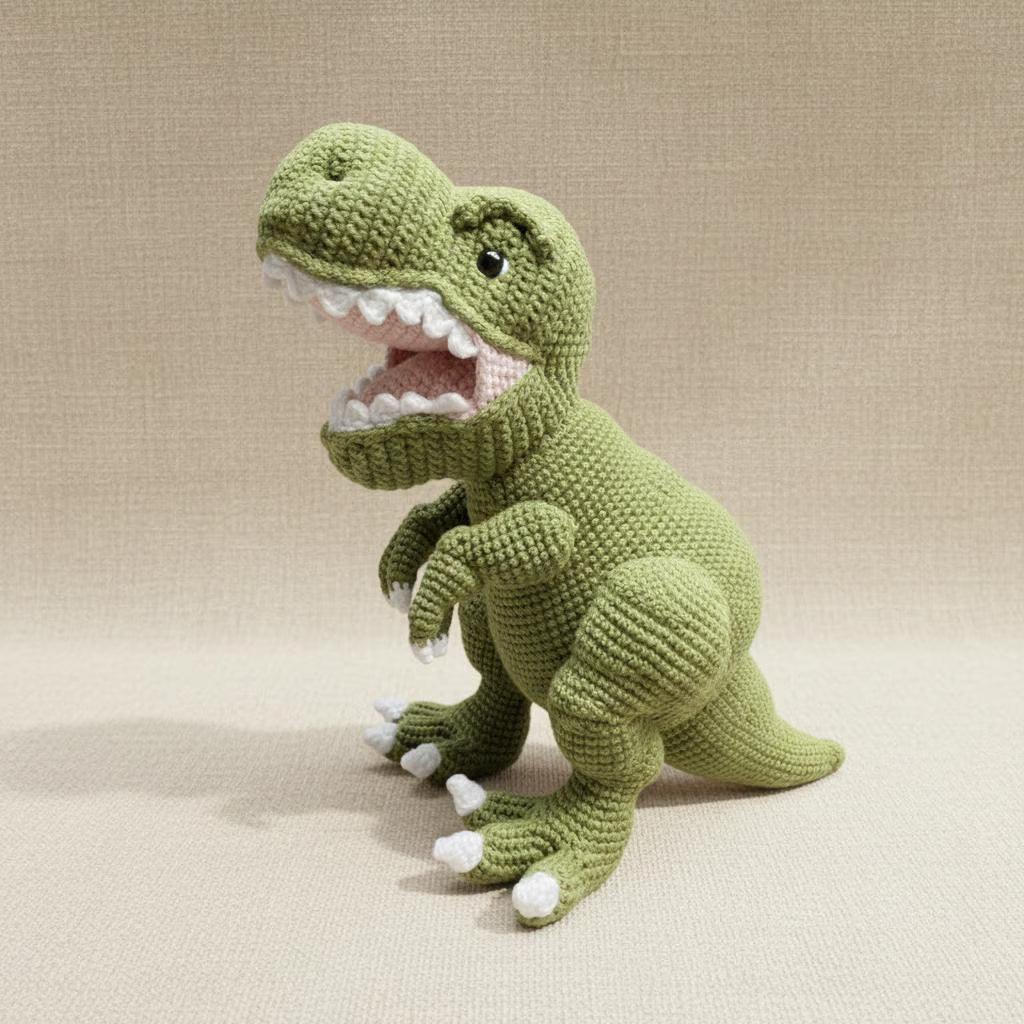T-Rex Crochet Pattern PDF – Giant Dinosaur Amigurumi Pattern