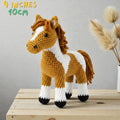 American Paint Horse Crochet Pattern, Easy Beginner Amigurumi (PDF Pattern)
