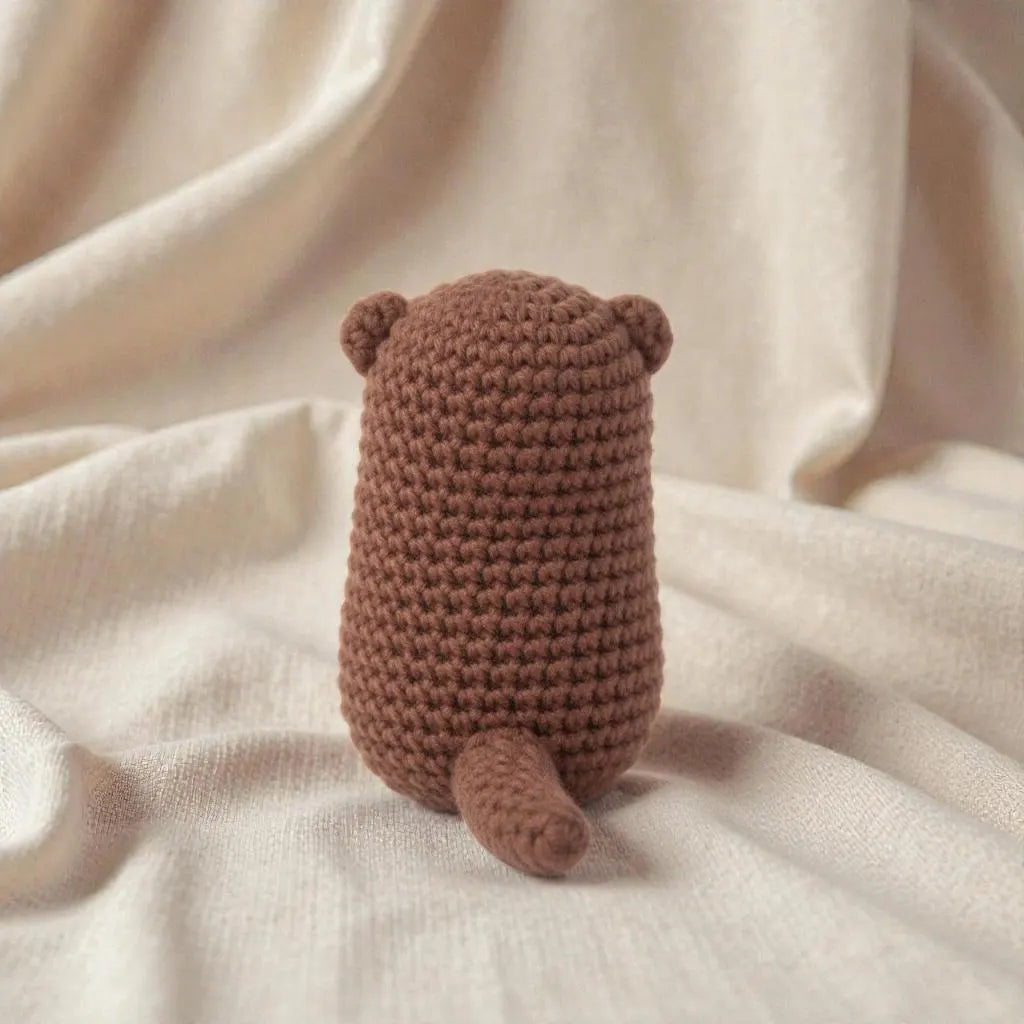 Otter Crochet Pattern, Heart Amigurumi, Beginner Animal Toy (PDF Pattern)
