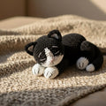 Tuxedo Cat Crochet Pattern, Easy Amigurumi Plush (PDF Pattern)