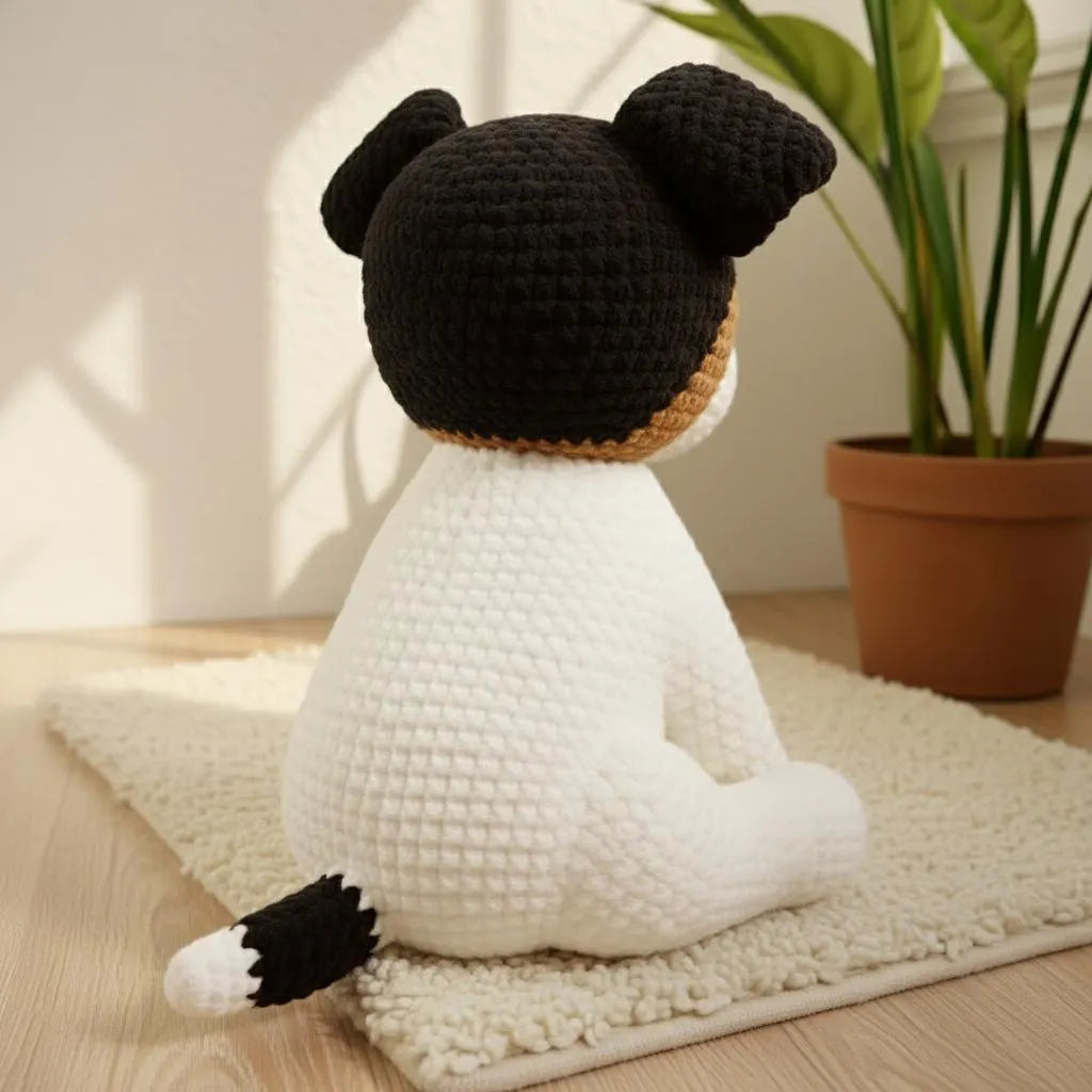 Jack Russell Terrier Crochet Pattern, Amigurumi Puppy Toy (PDF Pattern)