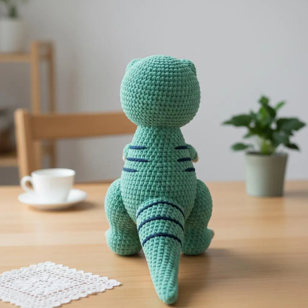 Amigurumi T-Rex Crochet Pattern, Dinosaur Toy (PDF Pattern