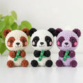 Mini Panda with Bamboo Amigurumi Pattern