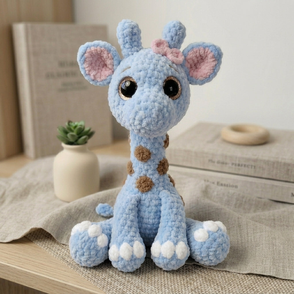 Giraffe Crochet Pattern, Sky Giraffe Crochet Pattern, Kawaii Plush Giraffe Amigurumi