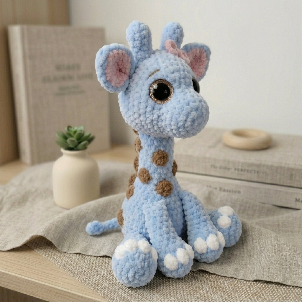 Giraffe Crochet Pattern, Sky Giraffe Crochet Pattern, Kawaii Plush Giraffe Amigurumi