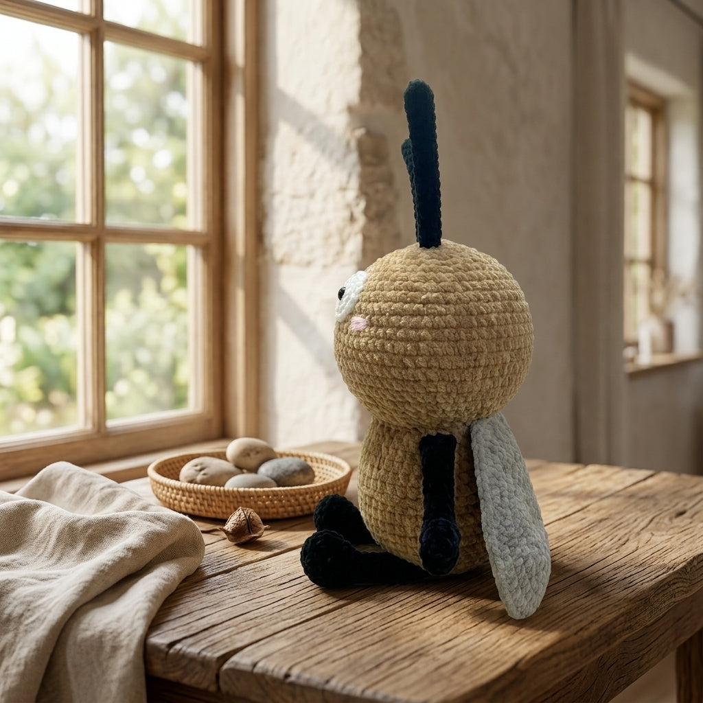 Cockroach Crochet Pattern PDF, Cute Insect Amigurumi Plush