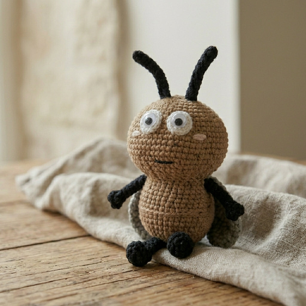 Cockroach Crochet Pattern PDF, Cute Insect Amigurumi Plush