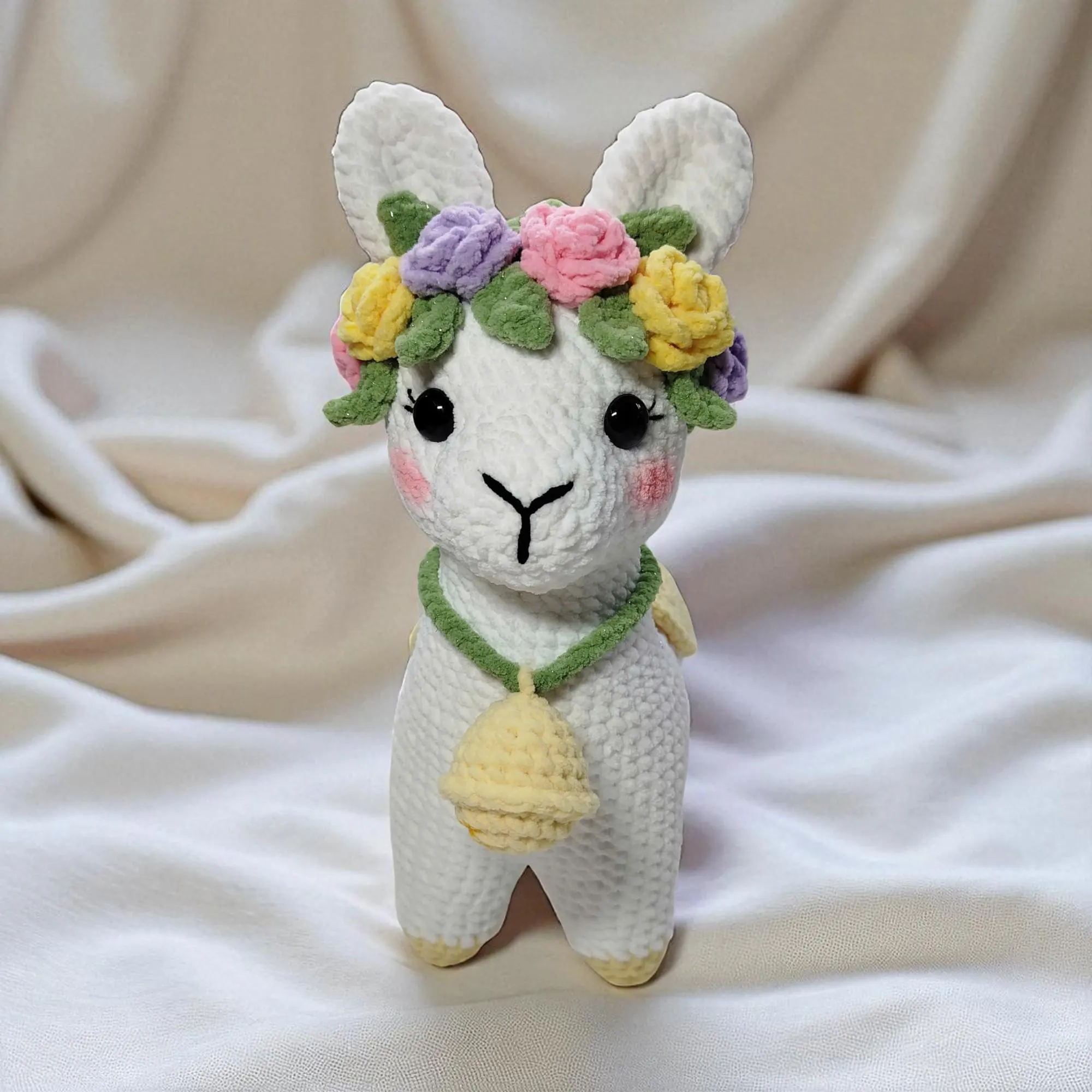 Llama Crochet Pattern PDF: Amigurumi Plush Toy Tutorial (English US Terms)