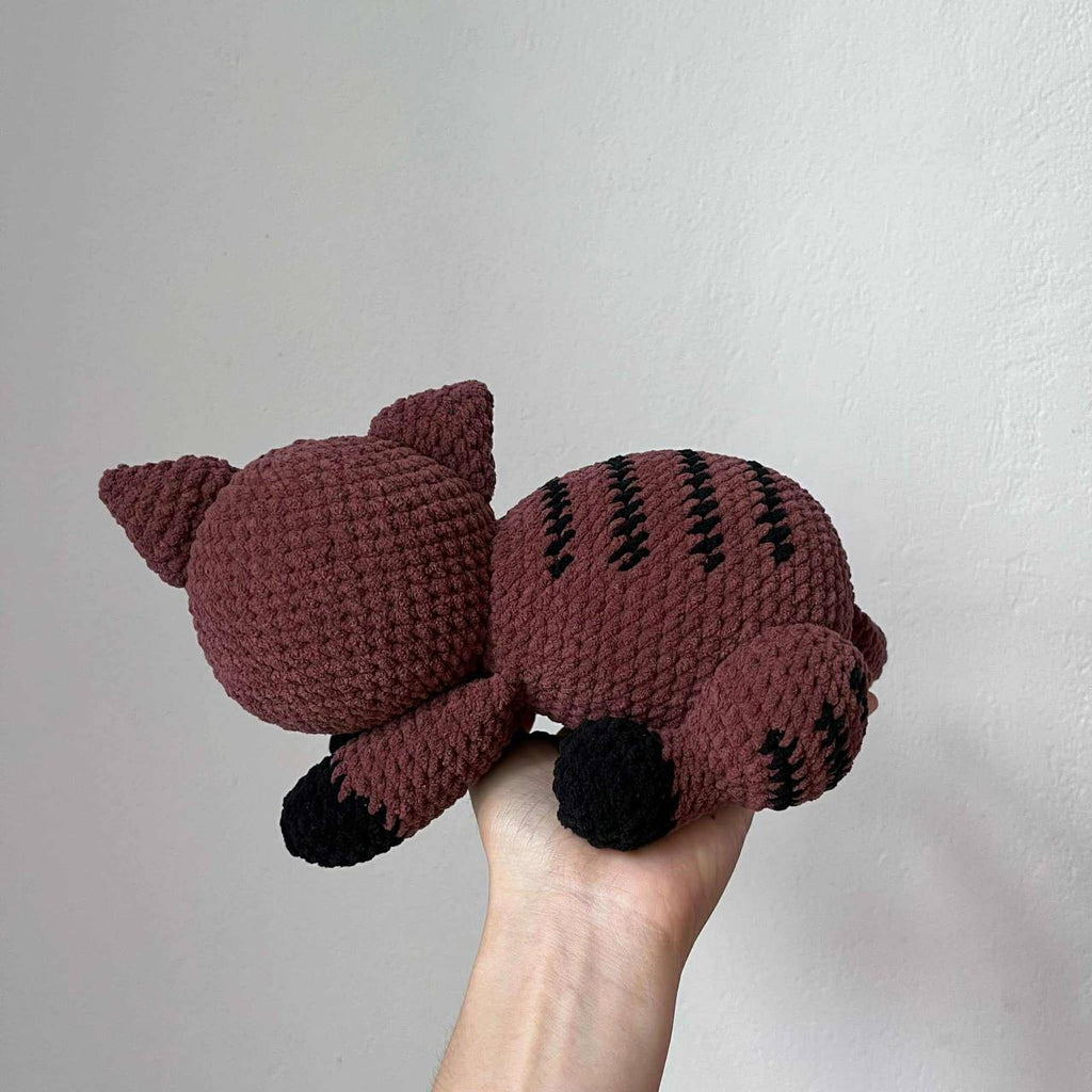 Sleeping Cat Crochet Pattern: Amigurumi Plush Toy (PDF Pattern)