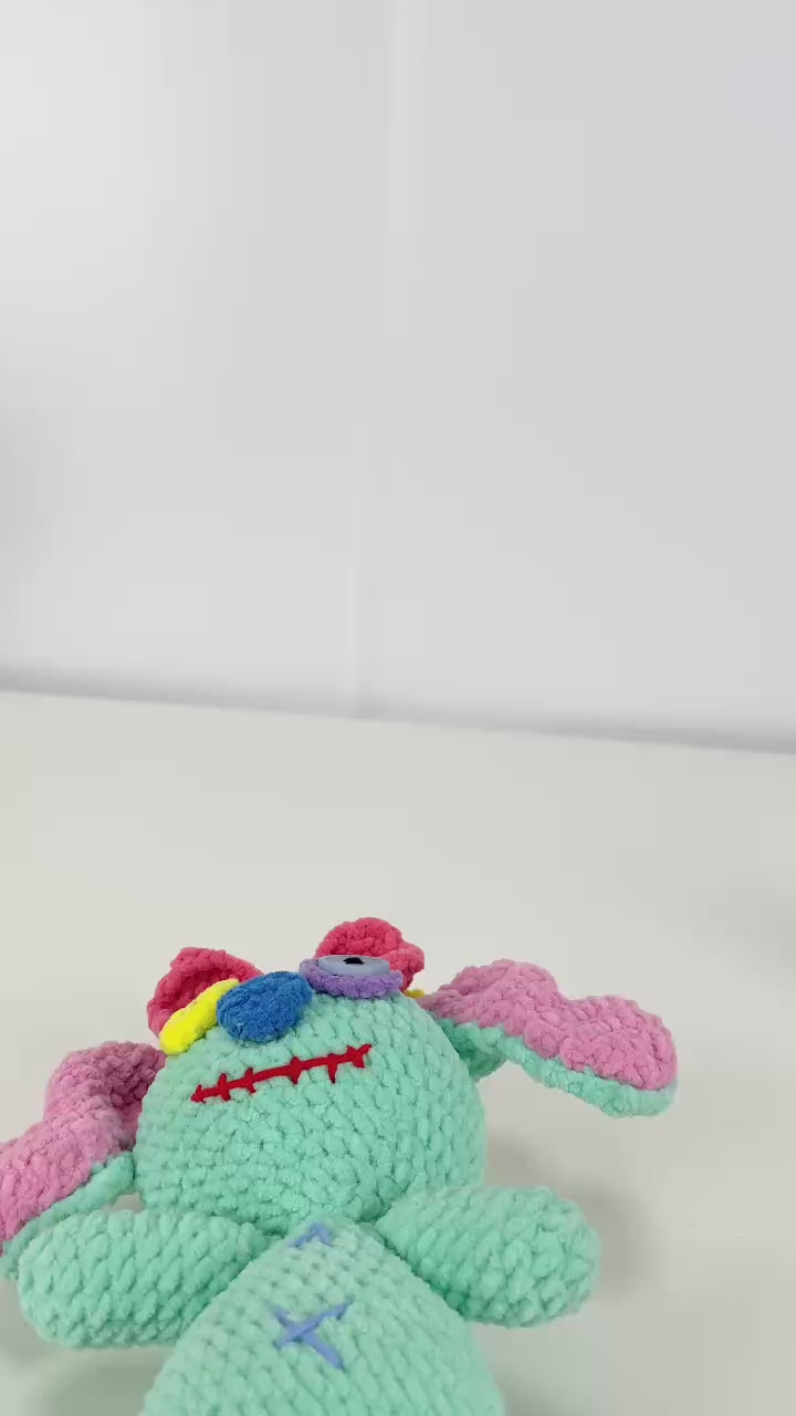 Scrump Crochet Pattern: Lilo Inspired Amigurumi Doll (PDF Pattern)