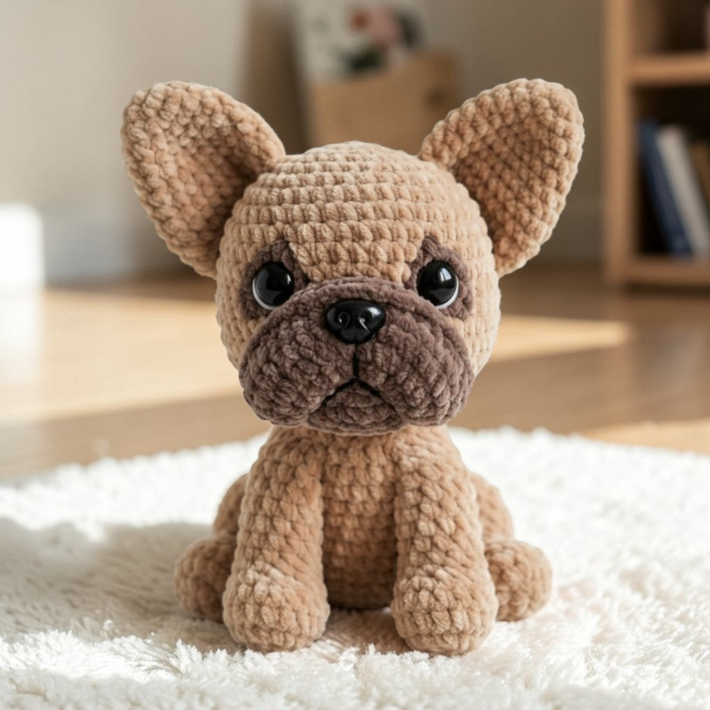French Bulldog Crochet Pattern – Amigurumi Dog PDF Pattern