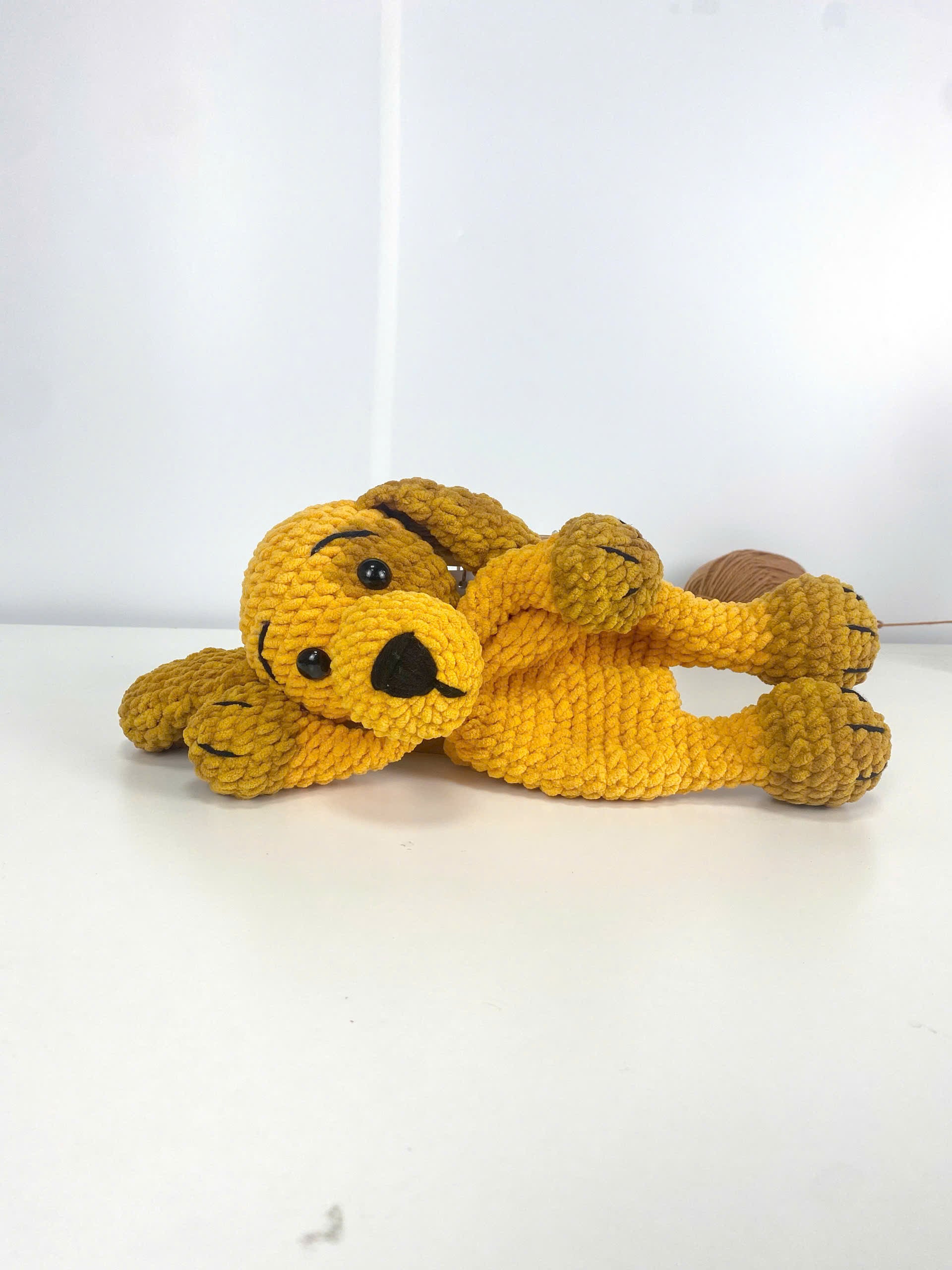 Crochet Dog Pattern PDF: Amigurumi Puppy Plush Toy (Digital Download)