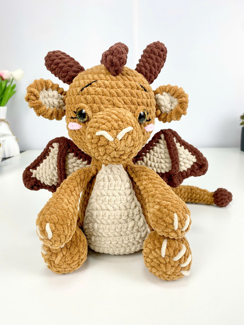 Amigurumi Dragon Crochet Pattern PDF: Easy Plush Toy Tutorial