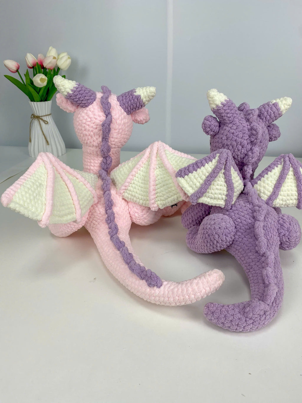 Dragon Family Crochet Pattern PDF Bundle: Amigurumi Sleeping Dragon Set (Digital Download)
