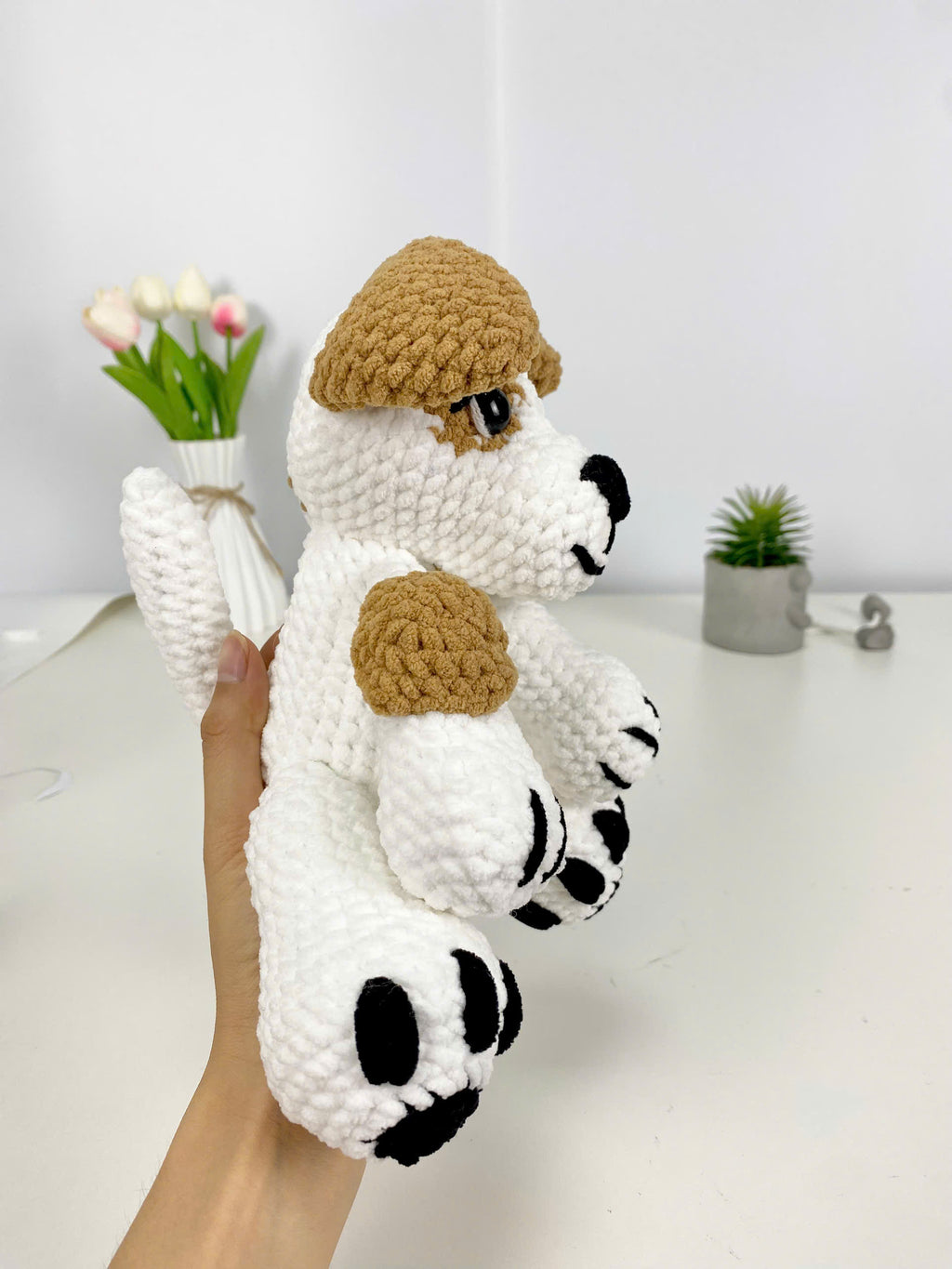 Jack Russell Crochet Pattern: Amigurumi Puppy Plush Toy (PDF Pattern)