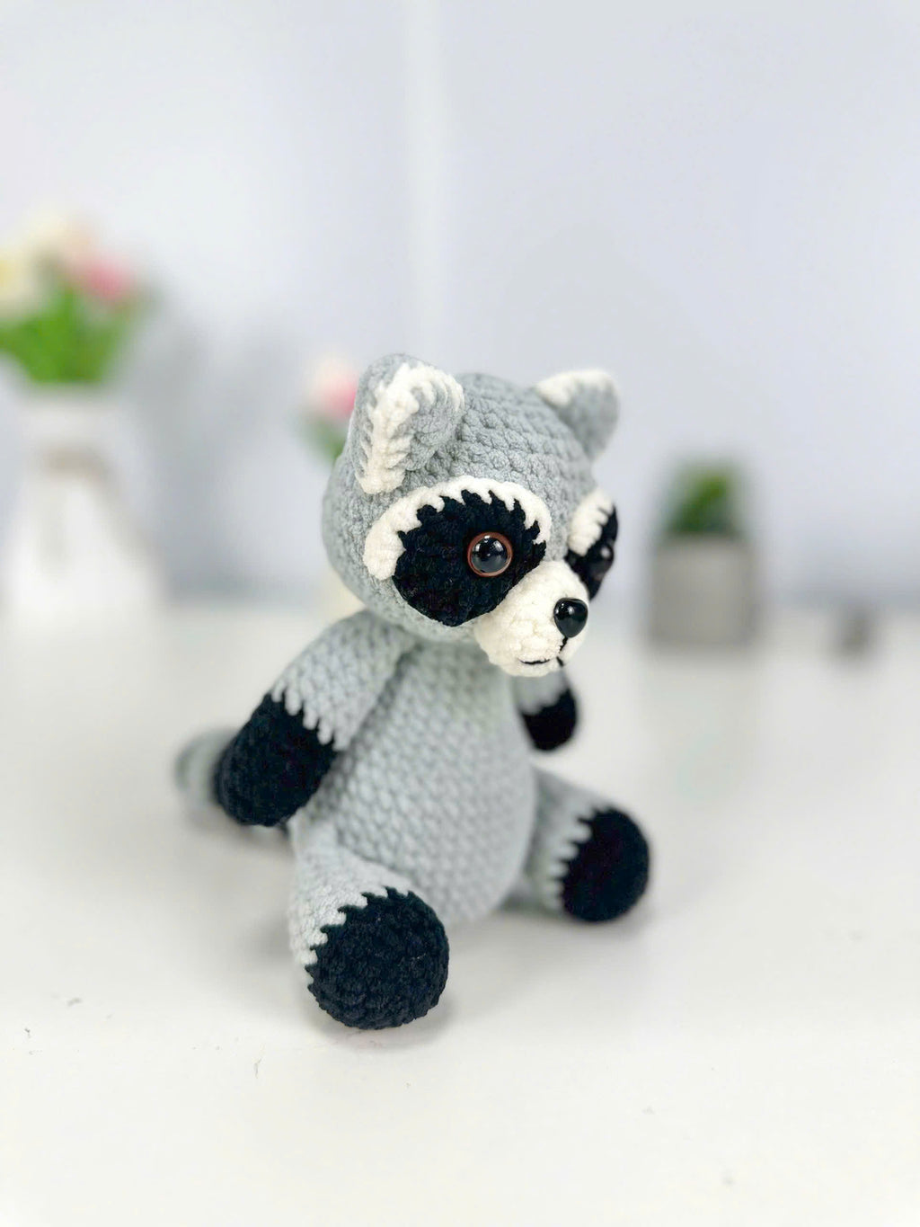 Raccoon Amigurumi Crochet Pattern, Plush Toy DIY (PDF)