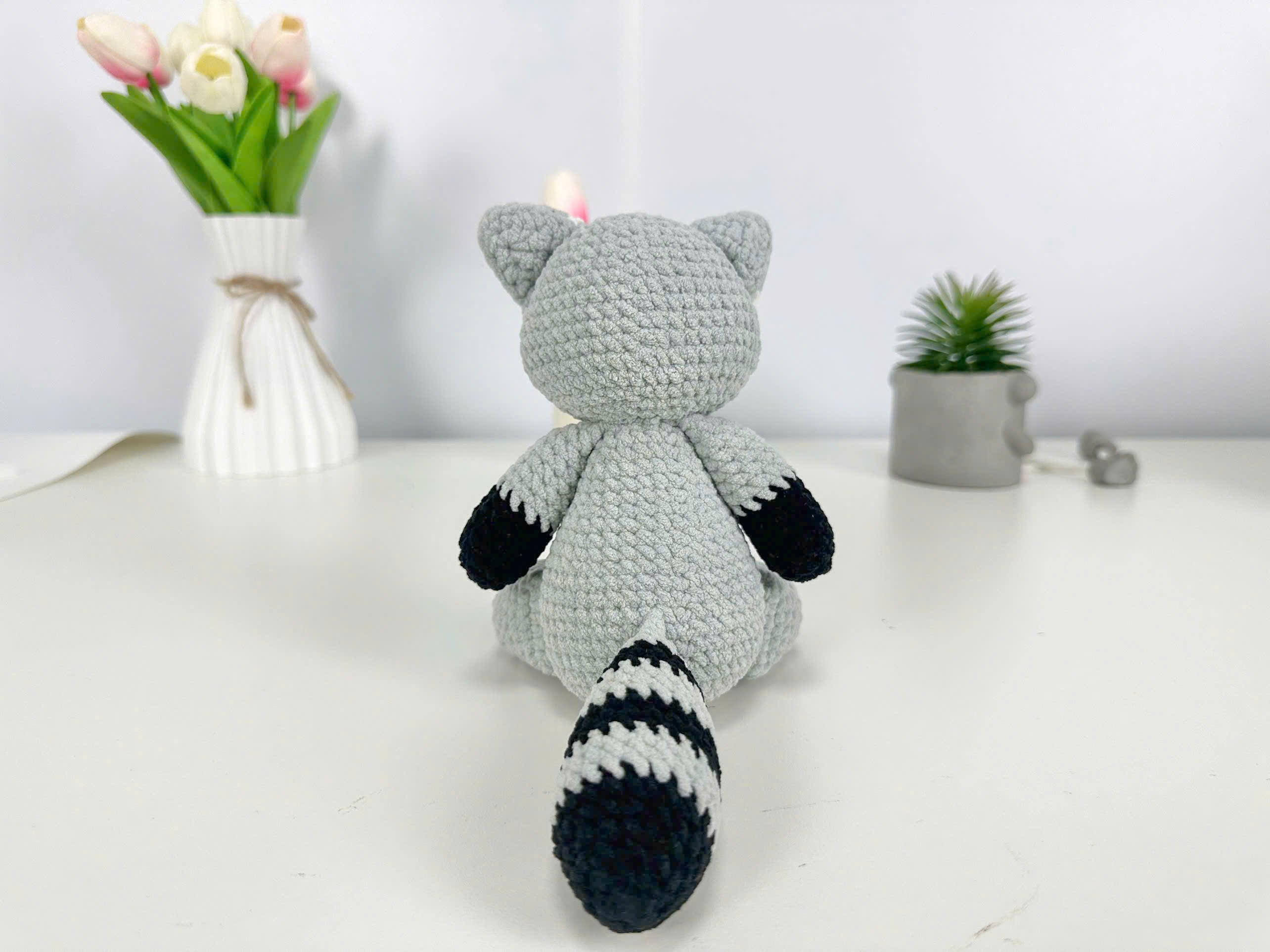 Raccoon Amigurumi Crochet Pattern, Plush Toy DIY (PDF)