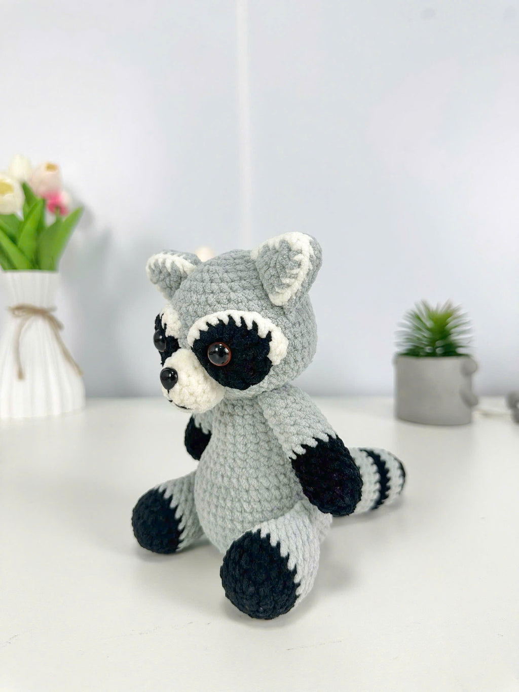 Raccoon Amigurumi Crochet Pattern, Plush Toy DIY (PDF)