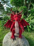 Red Dragon Amigurumi Crochet Pattern: Advanced Level Plushie (PDF Pattern)