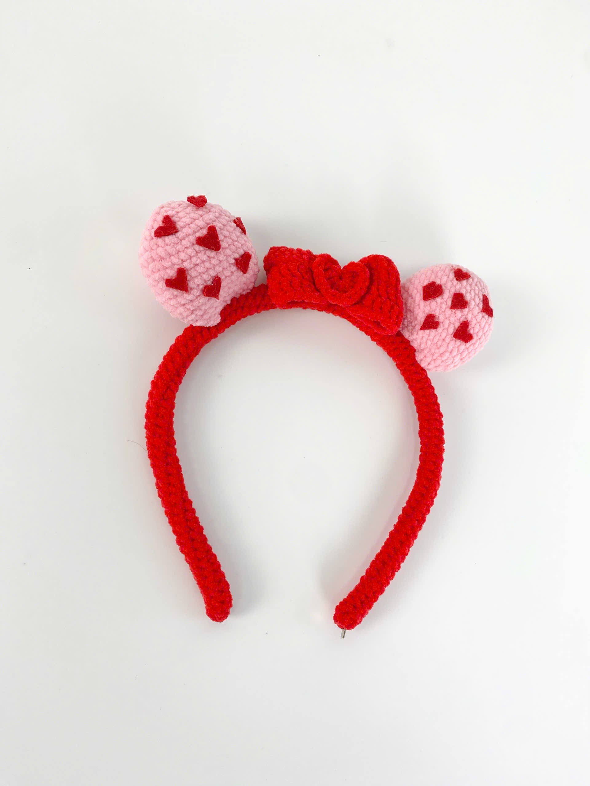 Crochet Valentine Heart Headband Pattern: Amigurumi Hair Accessory (PDF Pattern)