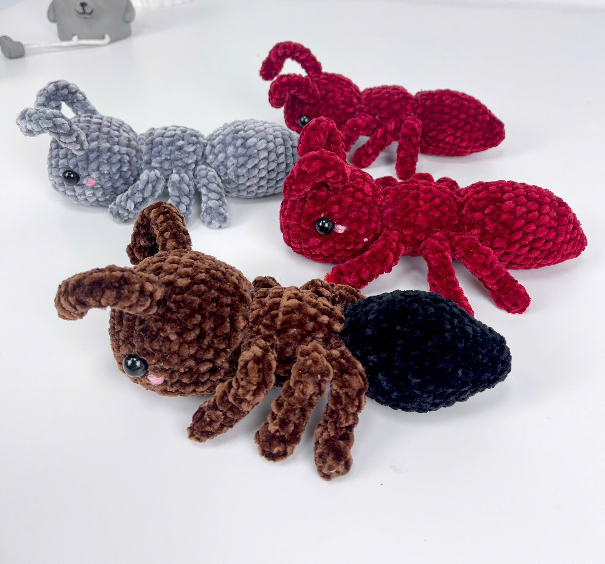 Amigurumi Ant Crochet Pattern PDF: Easy Beginner Insect Plush Toy (Digital Download)