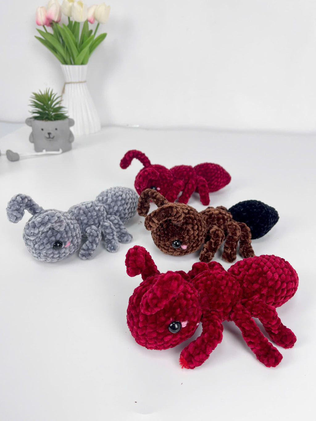 Amigurumi Ant Crochet Pattern PDF: Easy Beginner Insect Plush Toy (Digital Download)
