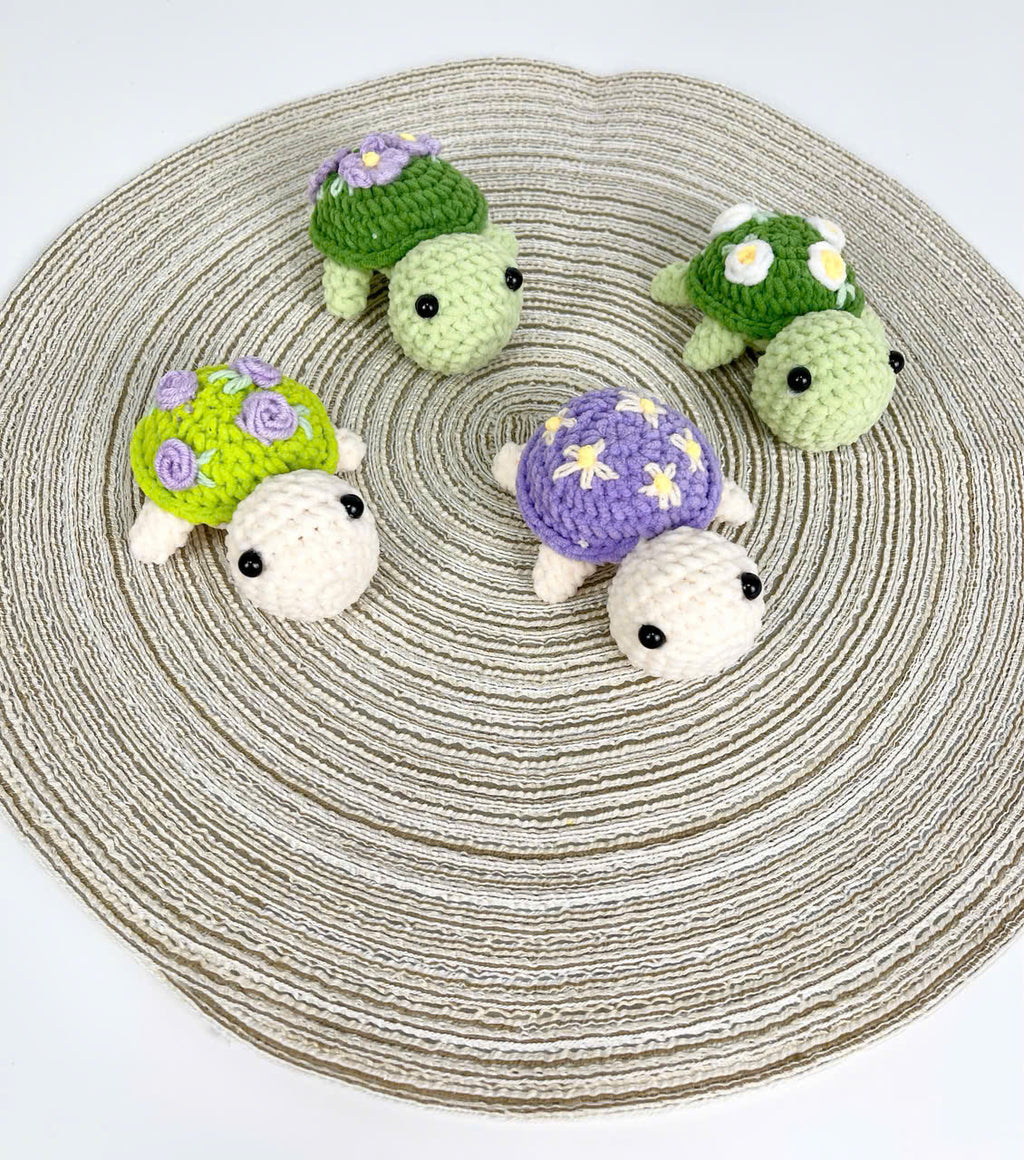 Turtle Crochet Pattern PDF: Amigurumi Plush Toy Tutorial